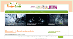 Desktop Screenshot of motorblatt.de