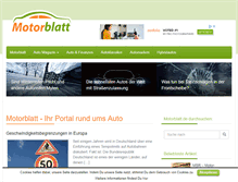 Tablet Screenshot of motorblatt.de